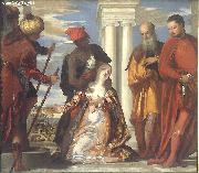 Paolo  Veronese The Martyrdom of St. Justine Spain oil painting artist